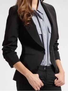 Elizabeth and James One-Button Blazer